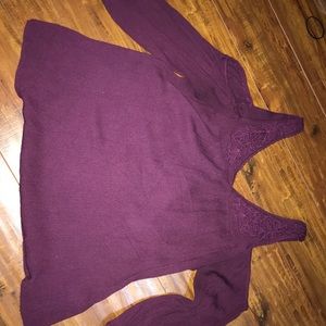 Maroon pacsun blouse